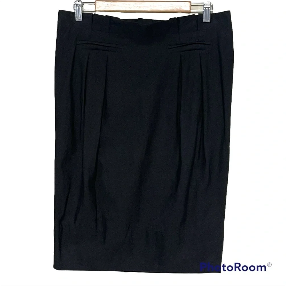 New All Saints Cameo Black Pencil Skirt Cameo 12